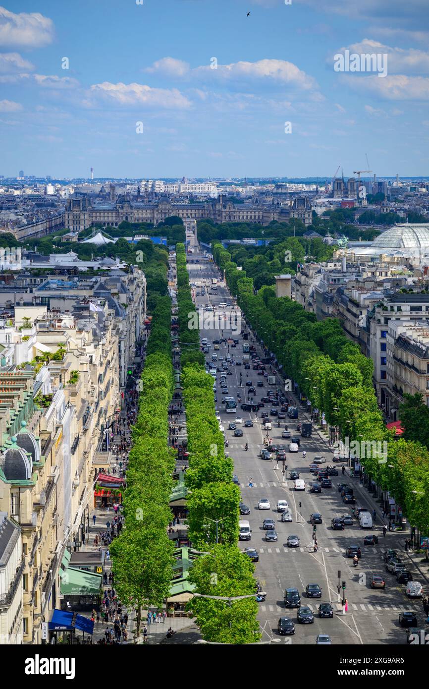 Arc de Triomphe Stockfoto