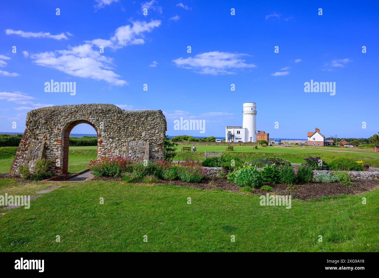 Old Hunstanton Leuchtturm Stockfoto
