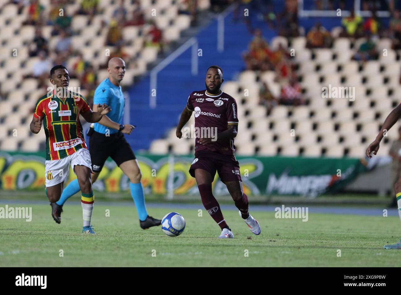 Sao Luis, Brasilien. Juli 2024. MA - SAO LUIS - 07/06/2024 - BRASILIANISCHER C 2024, SAMPAIO CORREA x FERROVIARIA - Sieger Andrade Ferroviaria Spieler während eines Spiels gegen Sampaio Correa im Castelao Stadion für die brasilianische C 2024 Meisterschaft. Foto: Kayan Mendes/AGIF (Foto: Kayan Mendes/AGIF/SIPA USA) Credit: SIPA USA/Alamy Live News Stockfoto