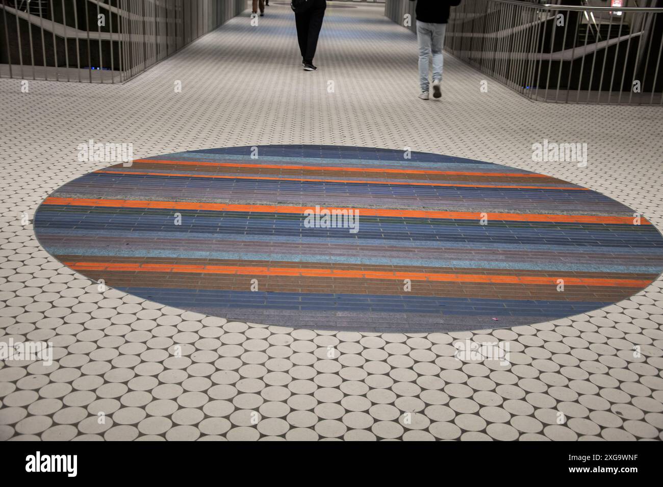 Circle 1966 an der U-Bahnstation Peel in Montreal, Quebec, Kanada Stockfoto