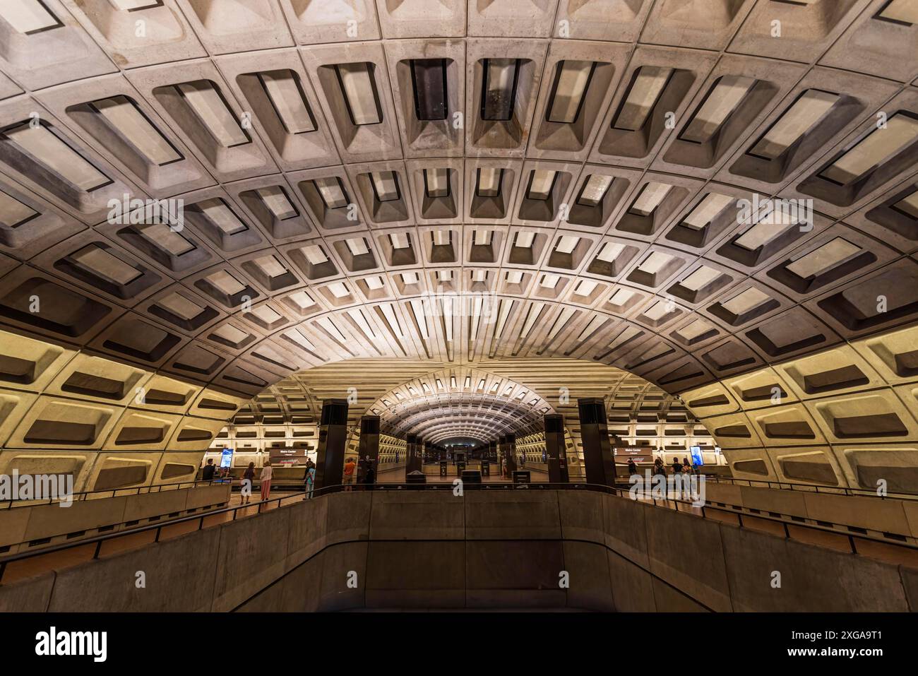 U-Bahn-Station Metro Center Station in Washington D. C Stockfoto