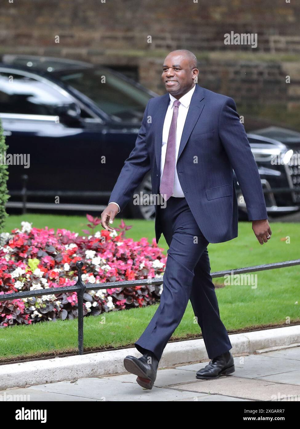 London, UK, 5. Juli 2024. David Lammy, neu ernannter Staatssekretär für auswärtige Angelegenheiten, Commonwealth- und Entwicklungsangelegenheiten, trifft in Downing Street 10 in London ein Stockfoto