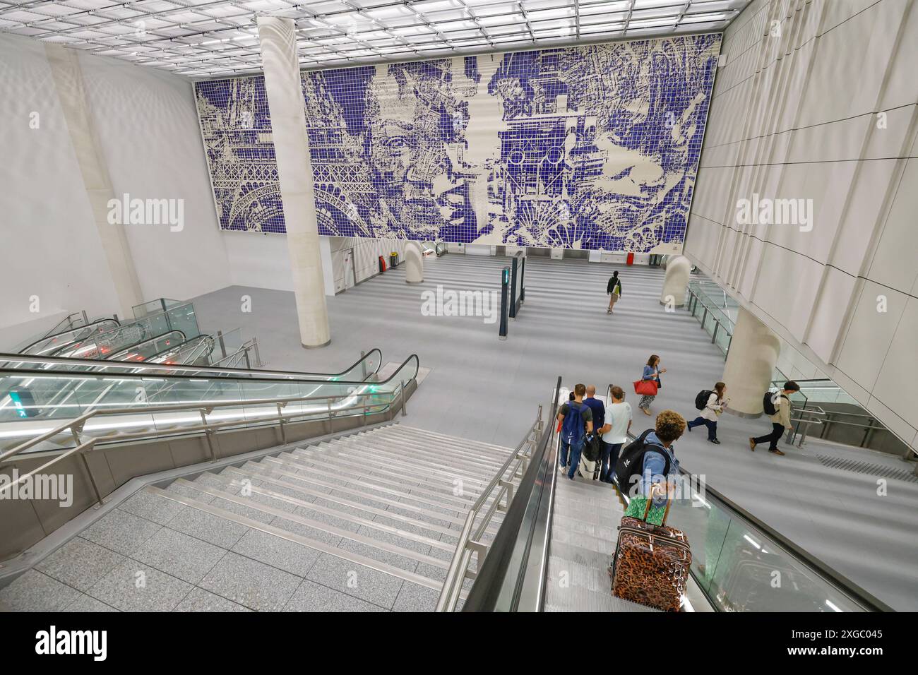 M14-VERLÄNGERUNG ZUM FLUGHAFEN ORLY Stockfoto