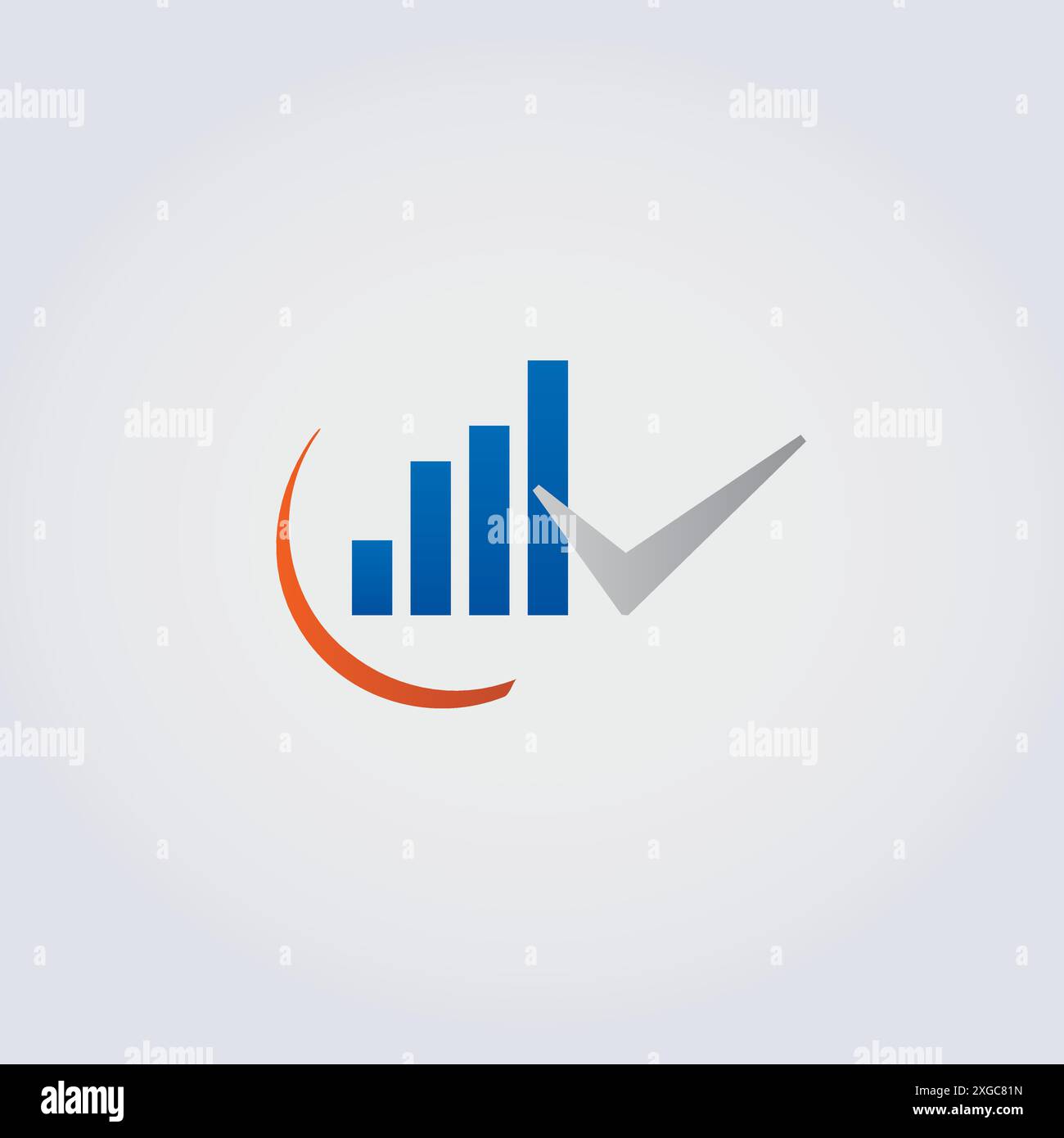 Symbol für Logo Design Finance Immobilien- und Vermögensverwaltung Pfeildiagramm Trading Private Equity Banking Vektor Stock Vektor