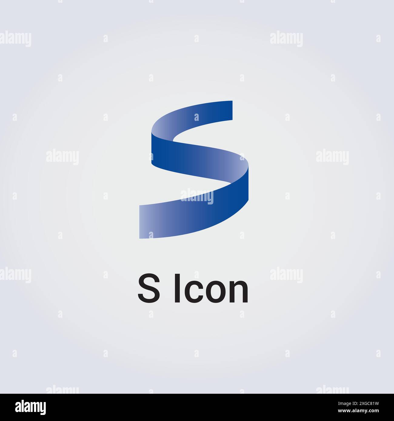 S Letter Icon Design einzelne isolierte Logo Design Marke Corporate Identity verschiedene Farben editierbare Vorlage Vektor Monogramm Emblem Illustration Marke Stock Vektor