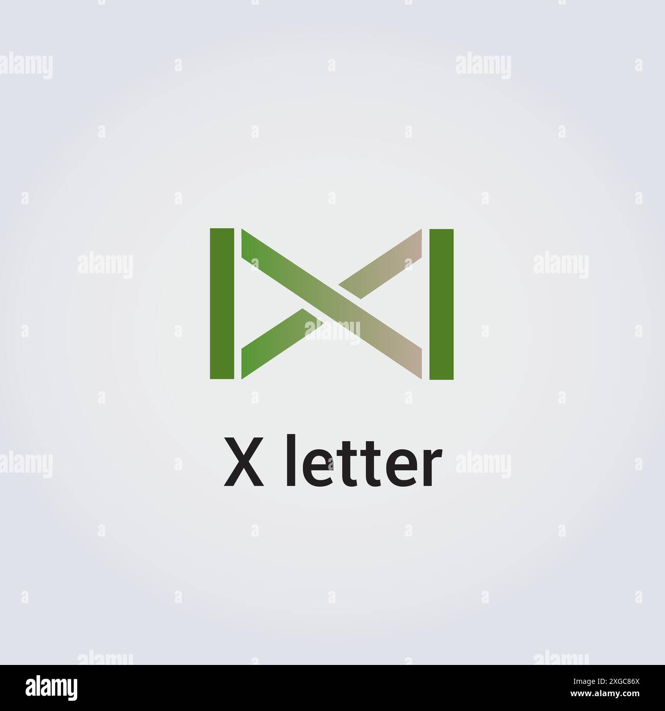 X Letter Icon Design einzelne isolierte Logo Design Marke Corporate Identity verschiedene Farben editierbare Vorlage Vektor Monogramm Emblem Illustration Marke Stock Vektor