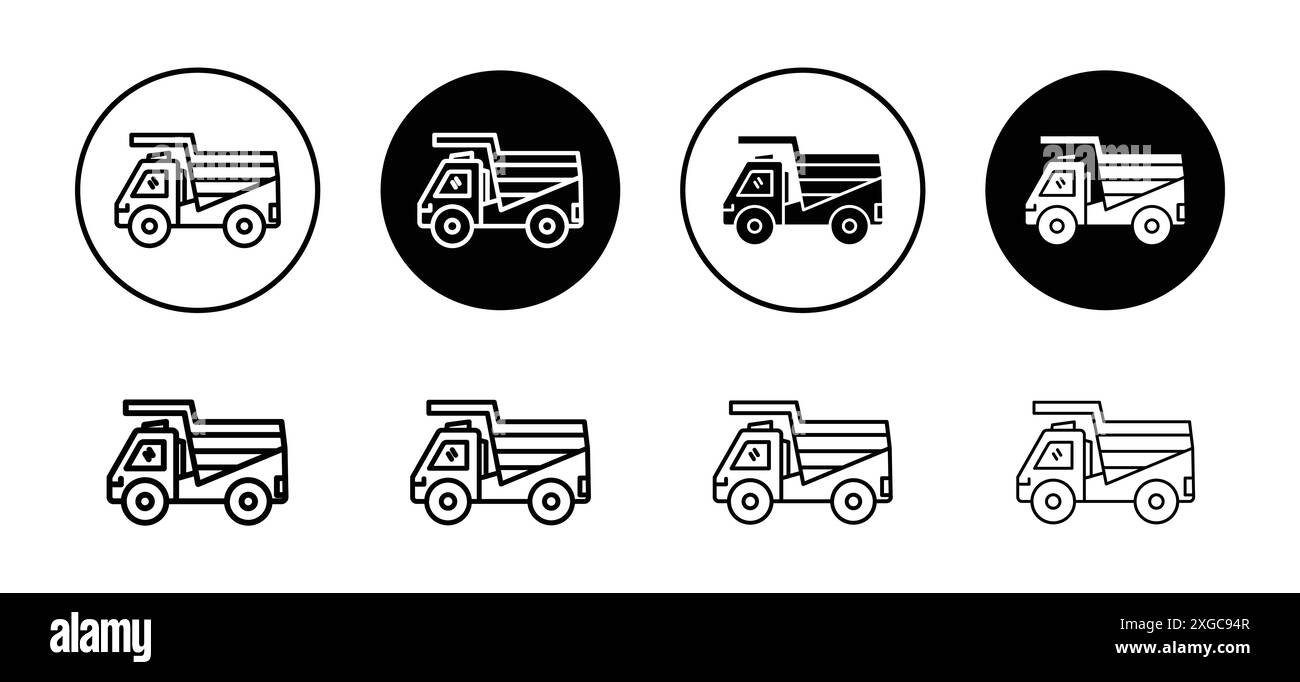 Haul Icon Vector Logo Set Kollektion für Web App ui Stock Vektor