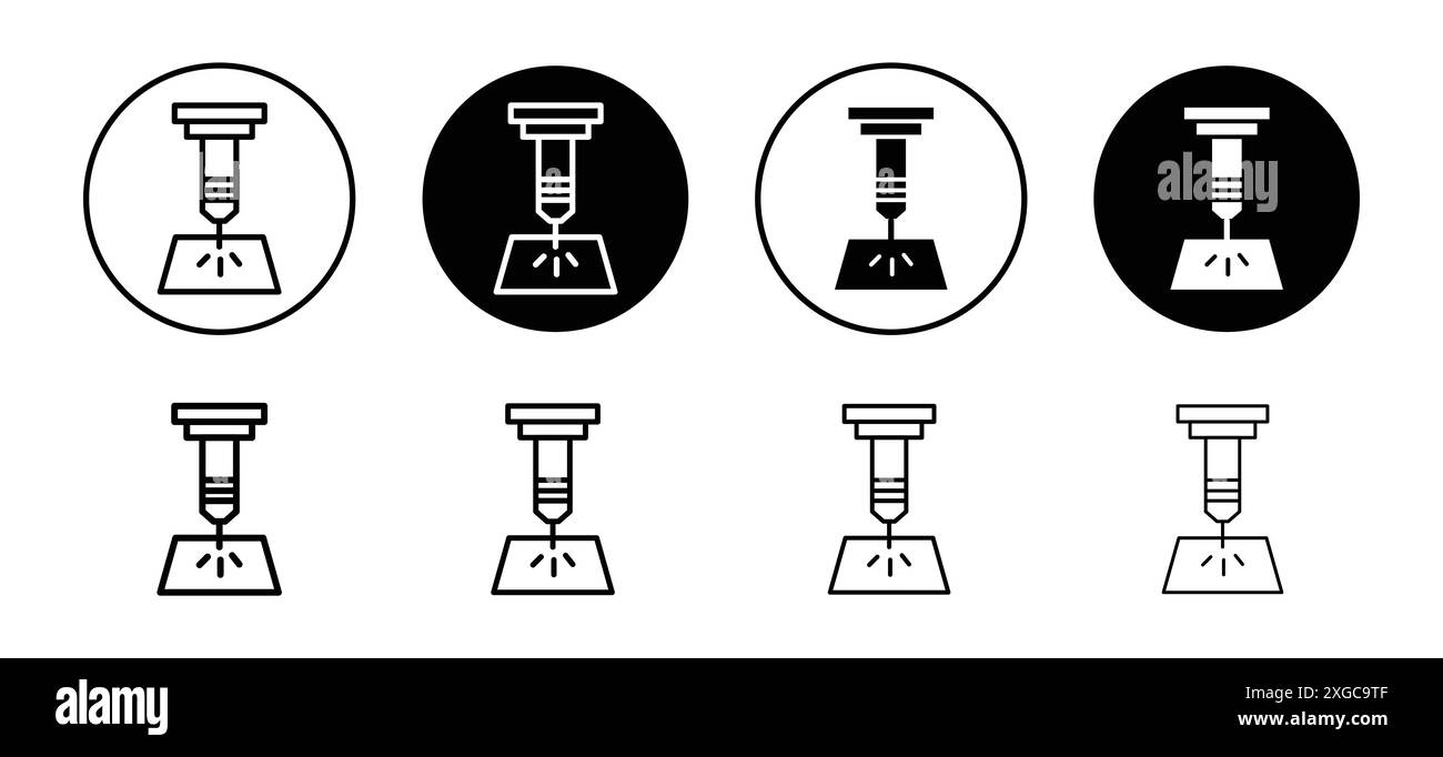 Symbol-Vektor-Logo-Sammlung für die Web-App-benutzeroberfläche Stock Vektor