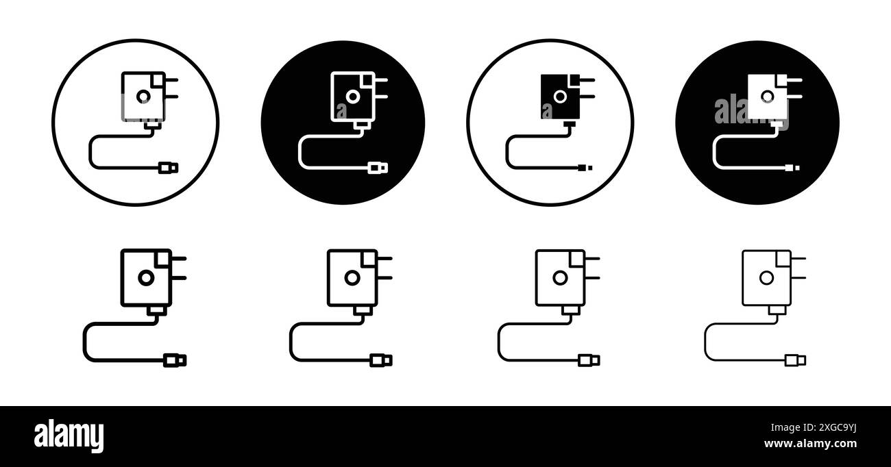 MagSafe Icon Vector Logo Set Collection für Web App ui Stock Vektor