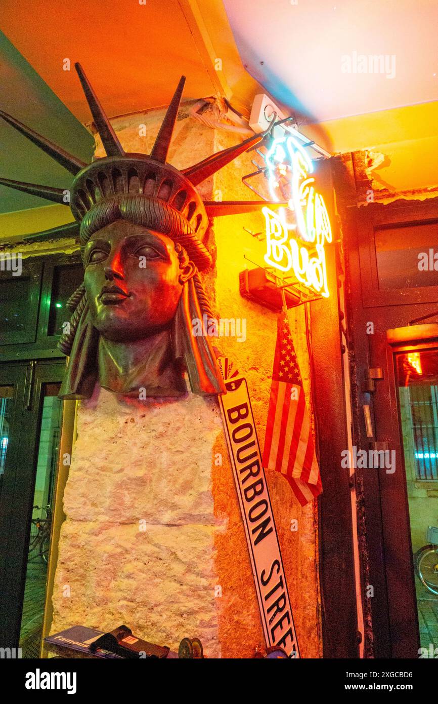 Frankreich, Paris, New York Bar, Le Fil Rouge Café Stockfoto