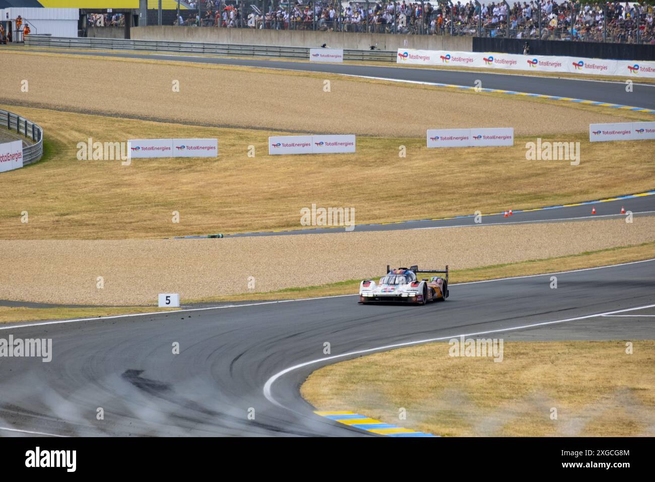 Frankreich, Sarthe, Le Mans, Autorennen der 24 Stunden von Le Mans, die 100 Jahre, die Strecke Stockfoto