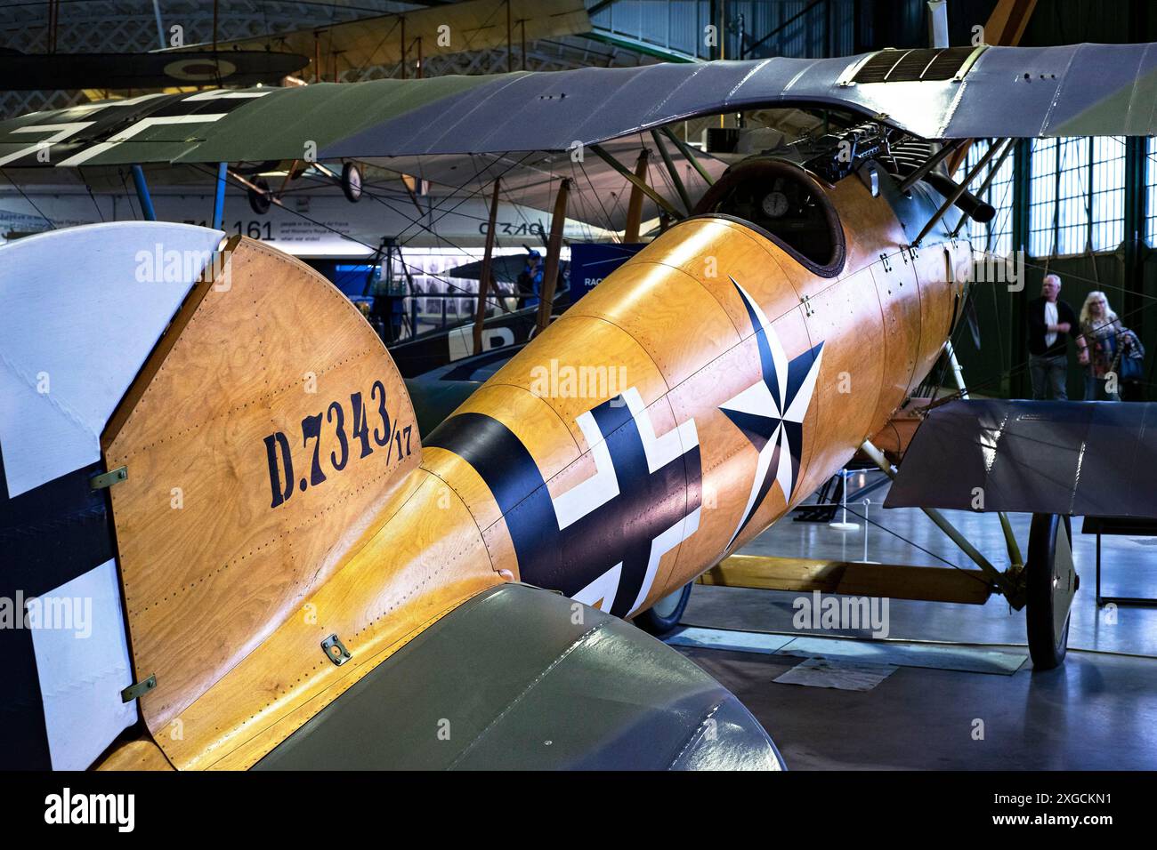 Großbritannien, Middlesex, Hendon, Royal Air Force Museum, die Halle des 1. Weltkriegs Stockfoto