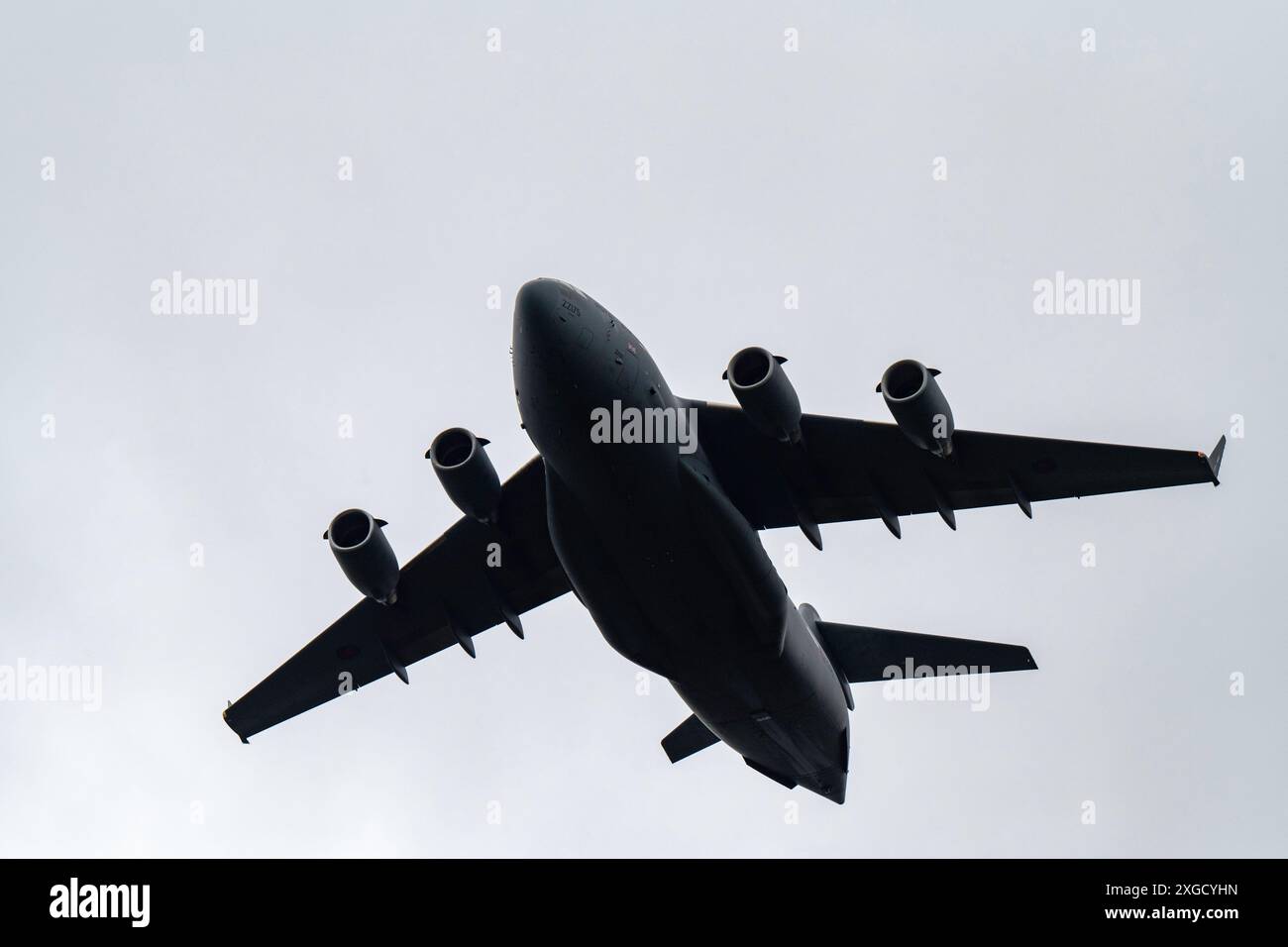 Boeing C-17A Globemaster Sutton Suffolk UK Stockfoto