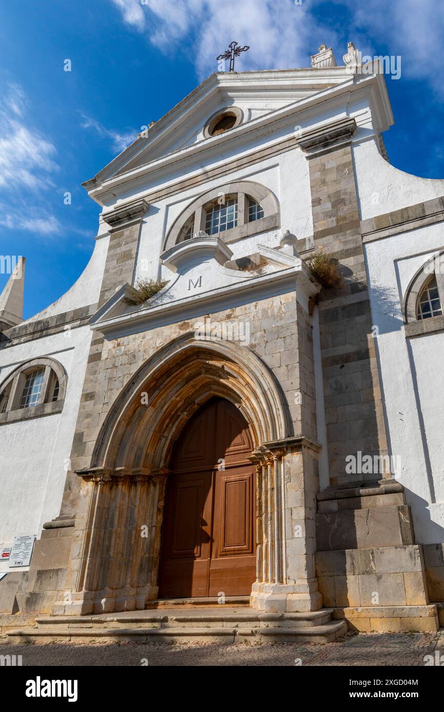 Hauptkirche St. James, Tavira, Algarve, Portugal, Iberische Halbinsel, Südwesteuropa Stockfoto