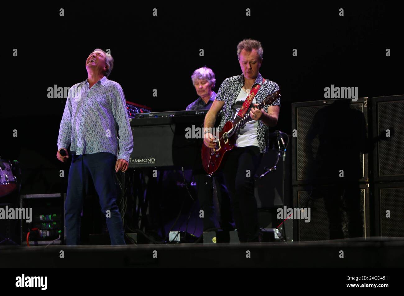 Die legendäre Hard-Rock-Band Deep Purple bei ihrem Auftritt am Summerside Festival in Grenchen am 20. Juni 2024. Die legendäre Hard-Rock-Band Deep Purple bei ihrem Auftritt am Summerside Festival in Grenchen am 20. Juni 2024. Grenchen Kanton Solothurn Schweiz *** die legendäre Hard Rock Band Deep Purple trat am 20. Juni 2024 beim Summerside Festival in Grenchen auf die legendäre Hard Rock Band Deep Purple trat am 20. Juni 2024 Grenchen Kanton Solothurn Schweiz auf Stockfoto