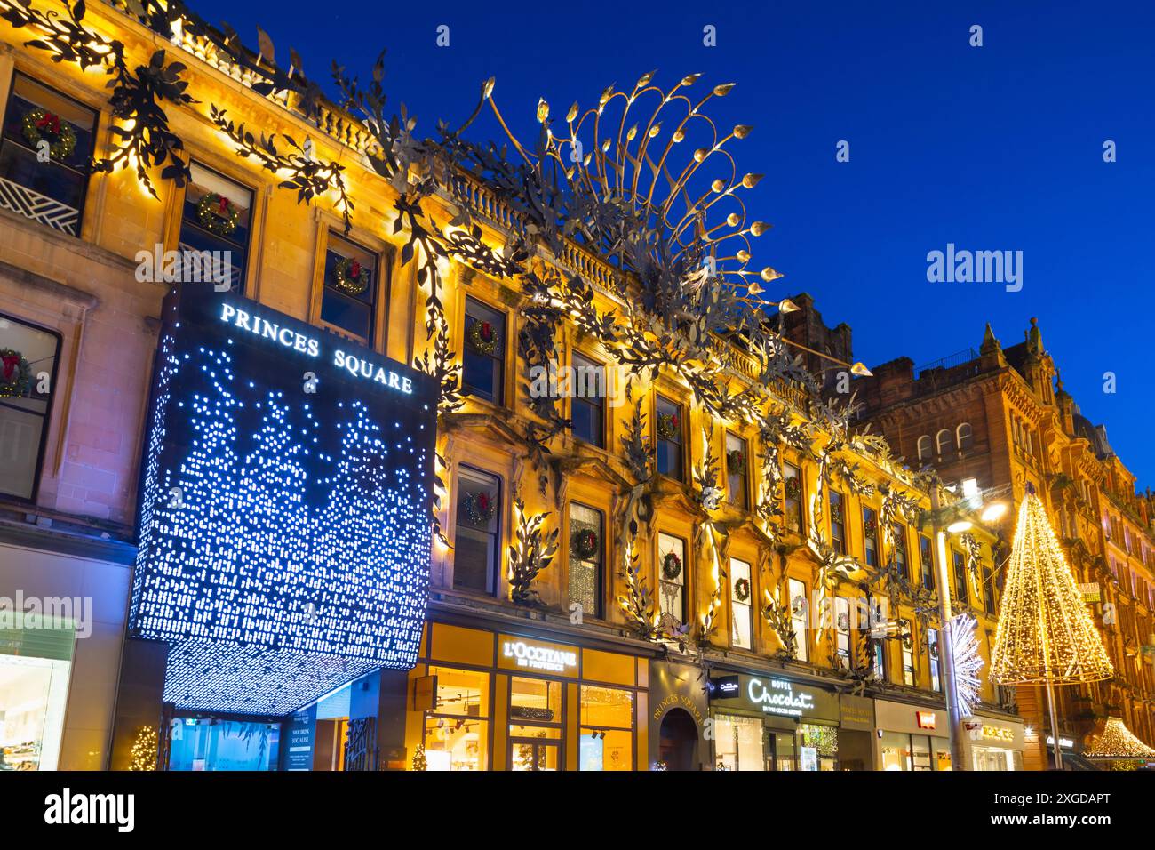 Peacock Modern Art Skulptur, Prince's Square Shopping Centre, Buchanan Street, Glasgow, Schottland, Vereinigtes Königreich, Europa Stockfoto