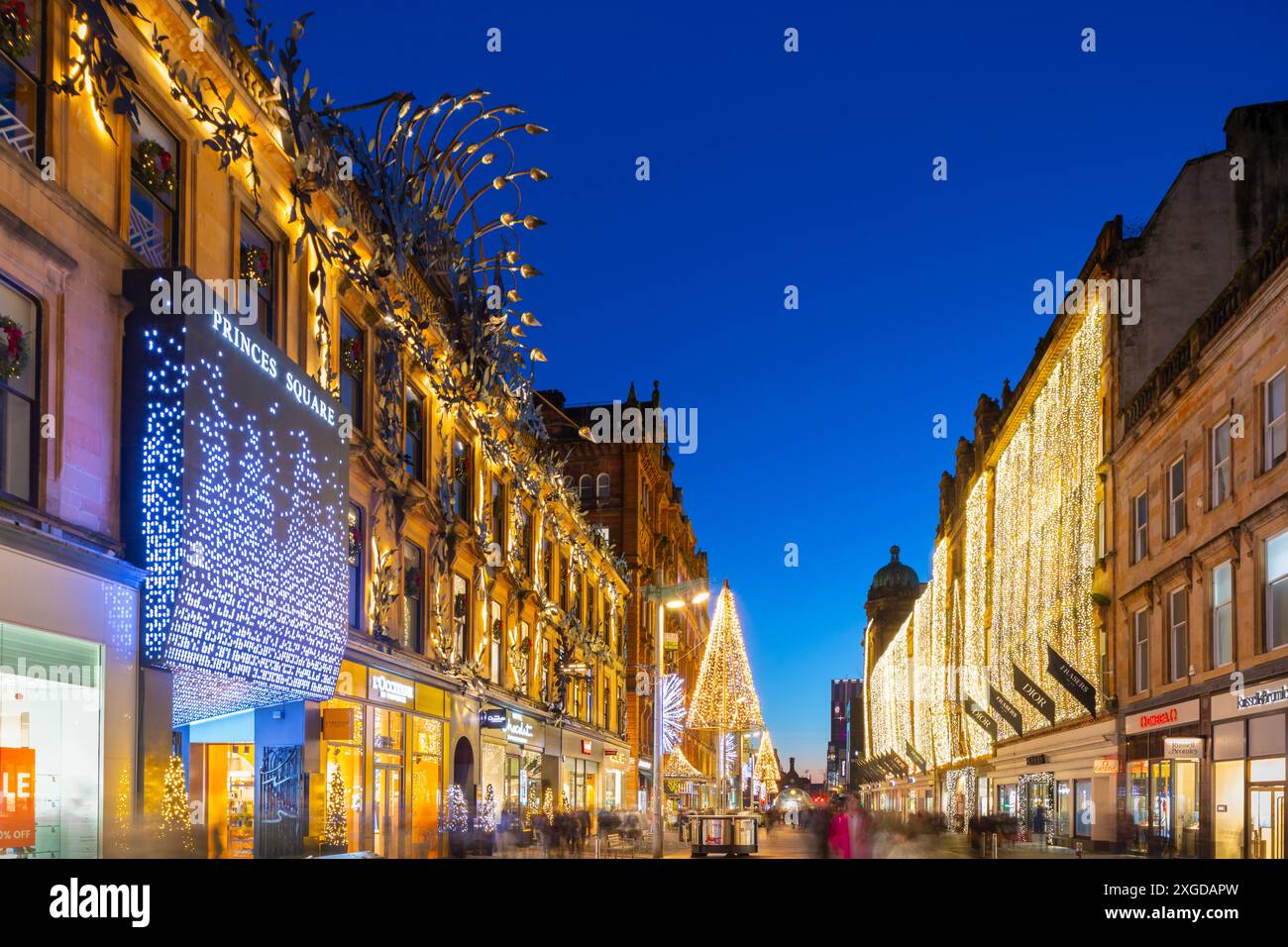 Peacock Modern Art Skulptur, Prince's Square Shopping Centre, Buchanan Street, Glasgow, Schottland, Vereinigtes Königreich, Europa Stockfoto