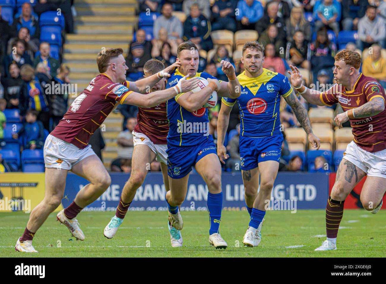 Warrington Wolves / Huddersfield Giants - Halliwell Jones Stadium, Warrington, Großbritannien, 05.07.2024 Stockfoto
