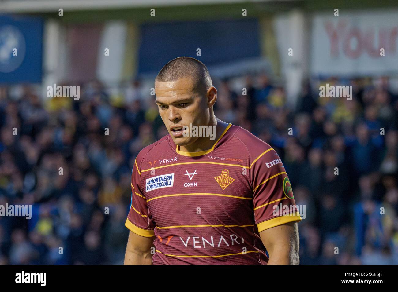 Warrington Wolves / Huddersfield Giants - Halliwell Jones Stadium, Warrington, Großbritannien, 05.07.2024 Stockfoto