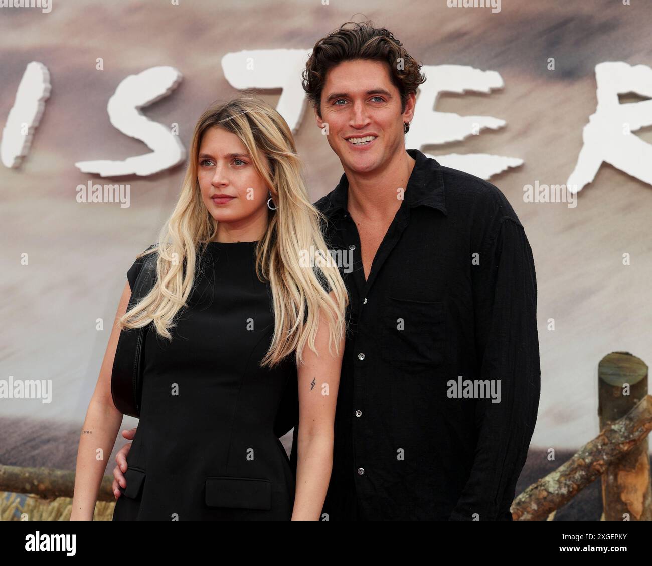 London, Großbritannien. Juli 2024. Nell Tiger Free und Isaac Carew nehmen an der Twisters European Premiere auf der Cineworld am Leicester Square in London Teil. (Foto: Cat Morley/SOPA Images/SIPA USA) Credit: SIPA USA/Alamy Live News Stockfoto