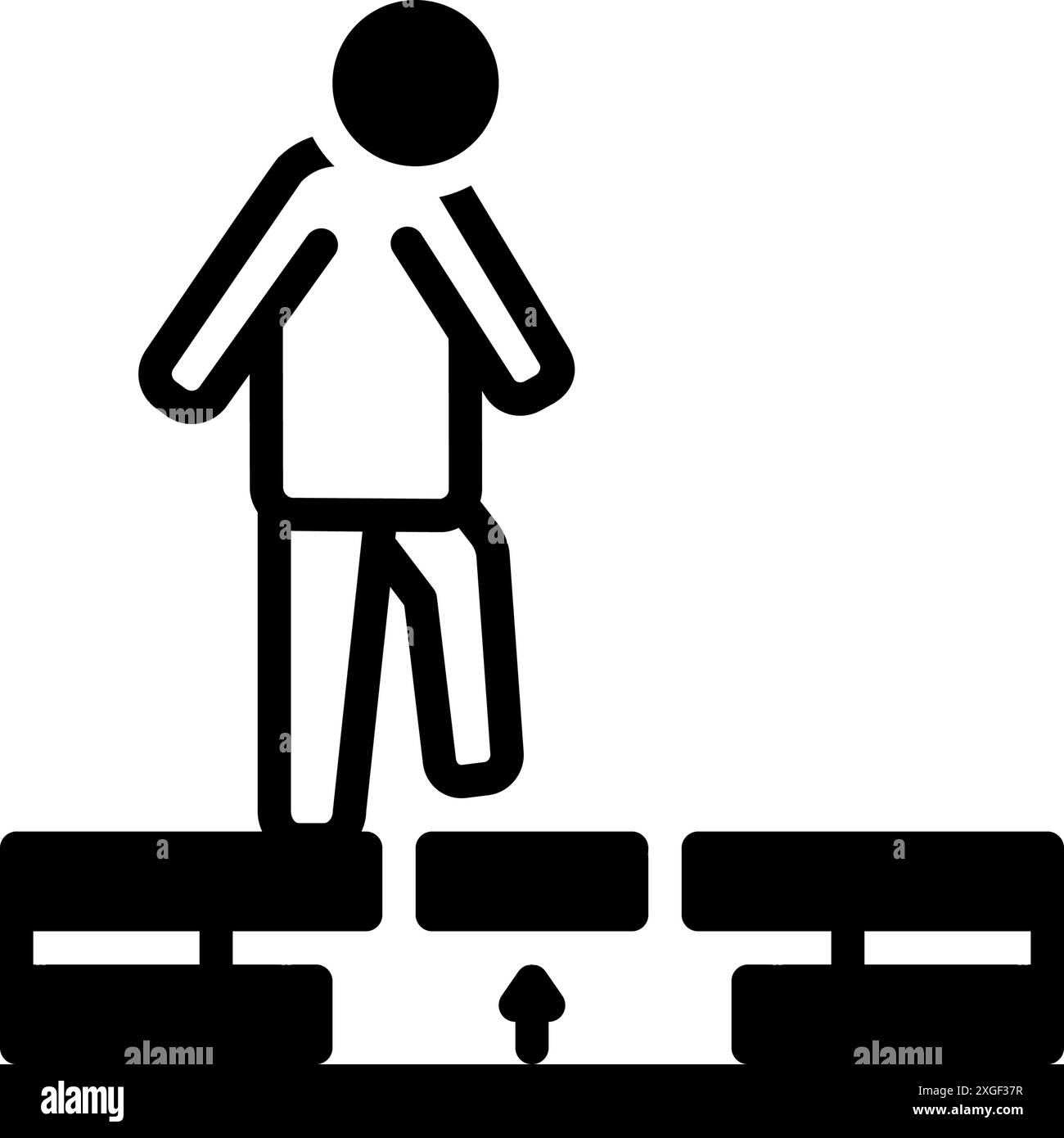 Symbol für Support, Regress Stock Vektor