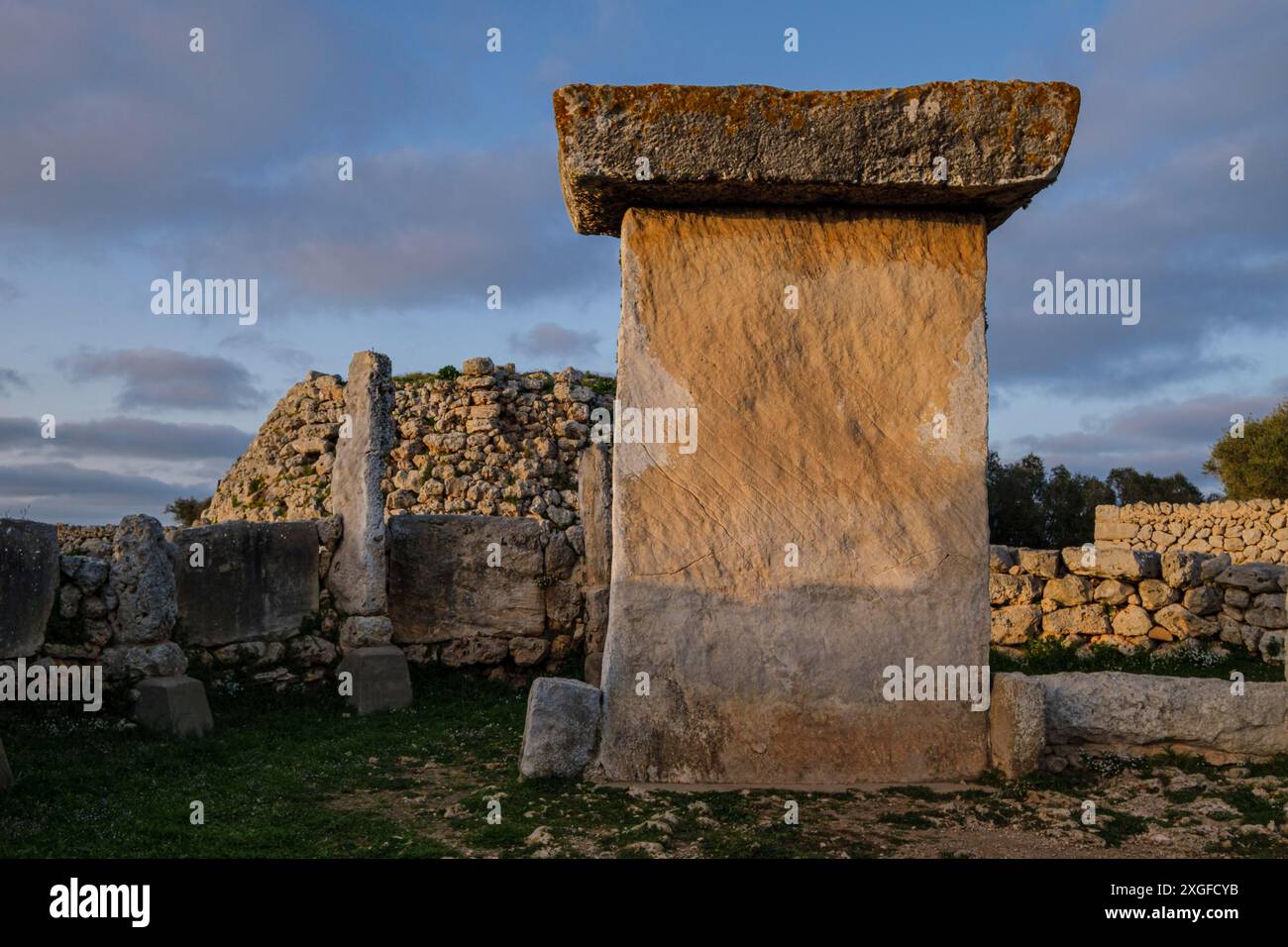 Trepuco, talayotische Siedlung, Mao, Menorca, Balearen, Spanien Stockfoto