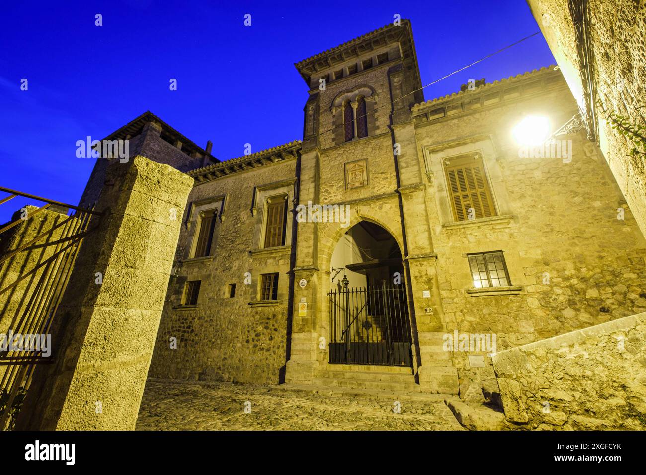 Palast von König Sancho, 1309, Valldemossa, Mallorca, Balearen, Spanien Stockfoto
