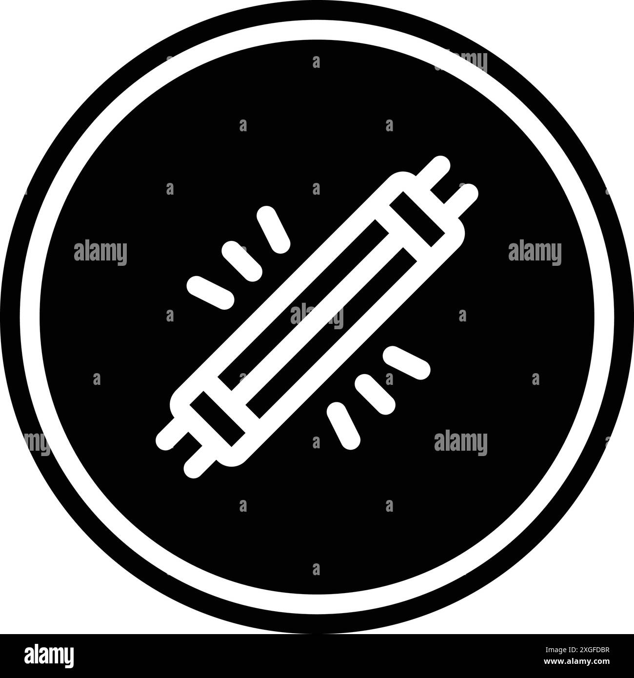 Symbol für Neon, Licht Stock Vektor