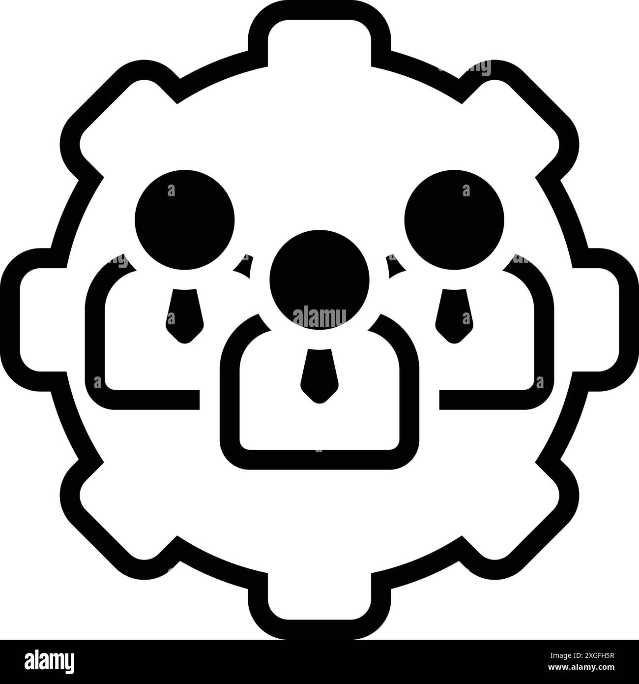 Symbol für Rollen, ACT Stock Vektor