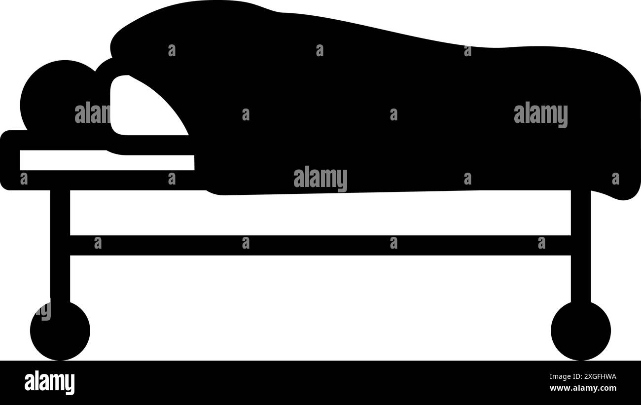Symbol für Sterben, Tod Stock Vektor