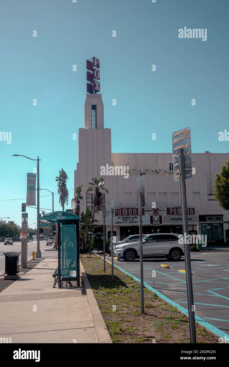 Fox Theater in Pomona, Kalifornien Stockfoto