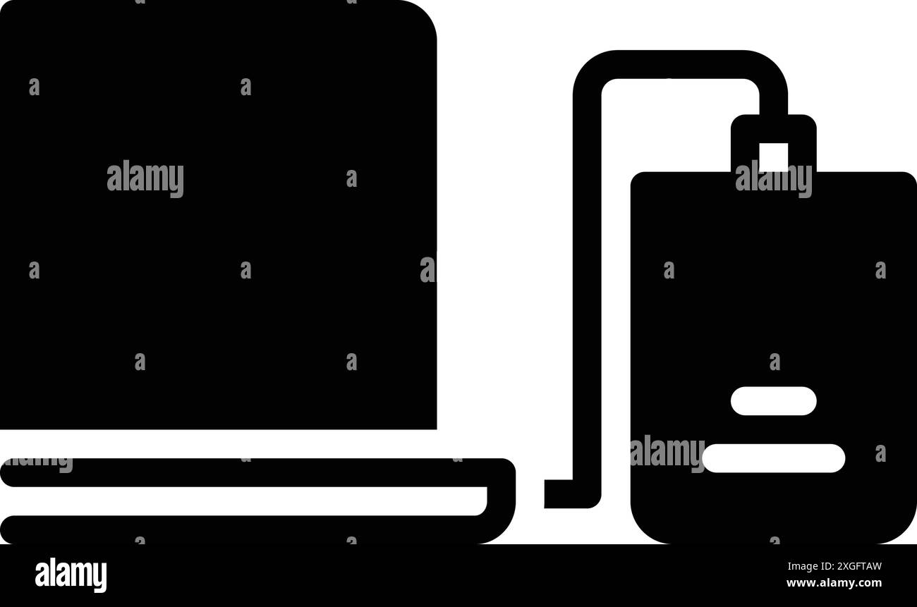 Symbol für extern, außen Stock Vektor