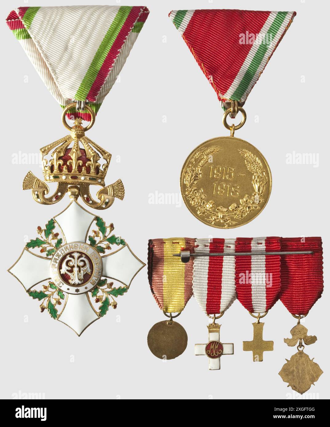 Medaillen und Dekorationen, Ritterorden, Ritterkreuz, 20. Jahrhundert, EIGENTUM FREIGEGEBEN Stockfoto