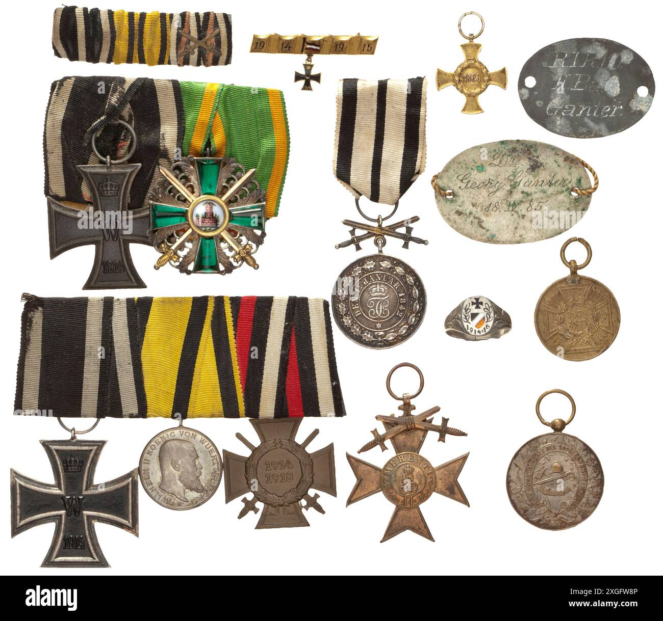 Medaillen und Dekorationen, Ritterorden, Ritterkreuz, 20. Jahrhundert, EIGENTUM FREIGEGEBEN Stockfoto