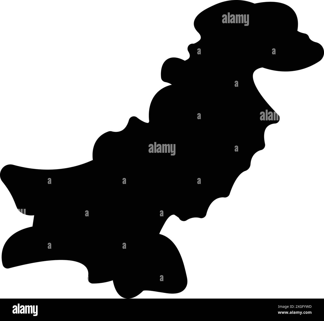 Symbol für pakistan, Land Stock Vektor