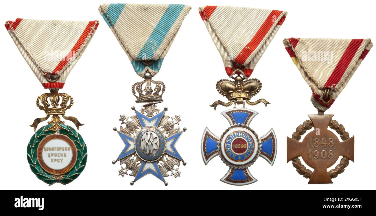 Medaillen und Dekorationen, Ritterorden, Ritterkreuz, 19. Jahrhundert, EIGENTUM FREIGEGEBEN Stockfoto