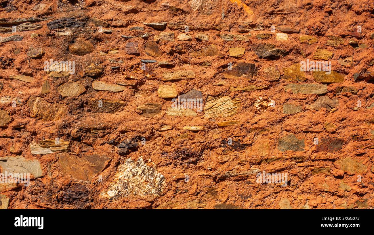 Strukturiertes Hintergrunddesign Mit Natursteinwand Stockfoto