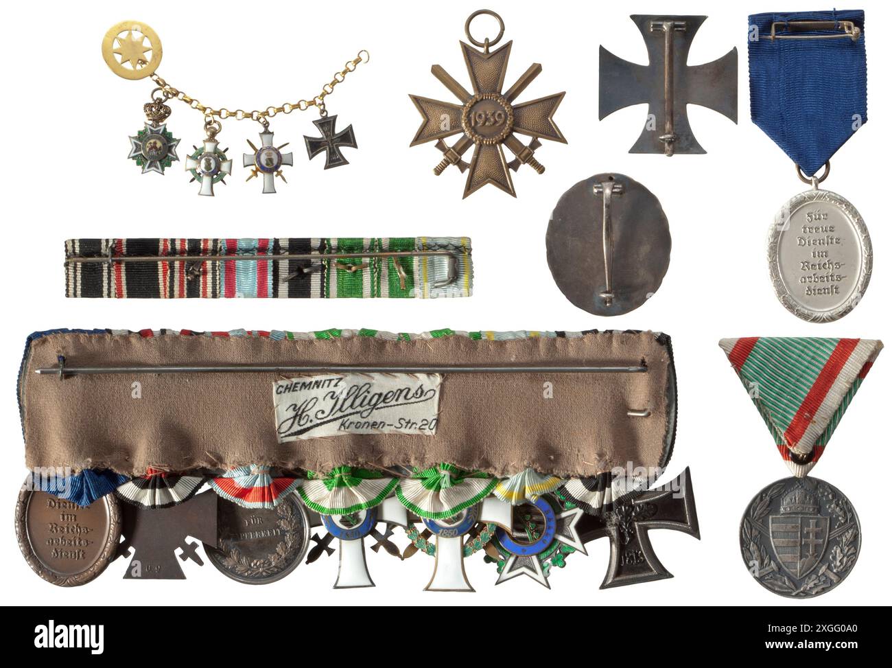 Medaillen und Dekorationen, Ritterorden, Ritterkreuz, 20. Jahrhundert, PROPERTY-RELEASE | REDTORIAL-USE-ONLY Stockfoto