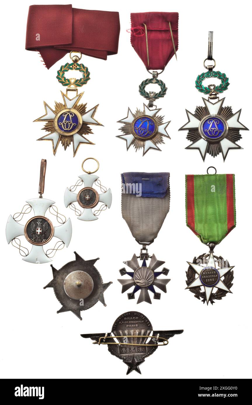 Medaillen und Dekorationen, Ritterorden, Ritterkreuz, 20. Jahrhundert, EIGENTUM FREIGEGEBEN Stockfoto