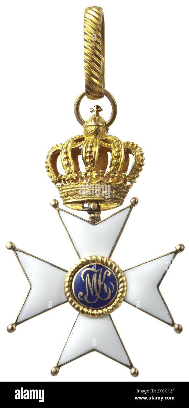Medaillen und Dekorationen, Ritterorden, Ritterkreuz, 19. Jahrhundert, EIGENTUM FREIGEGEBEN Stockfoto
