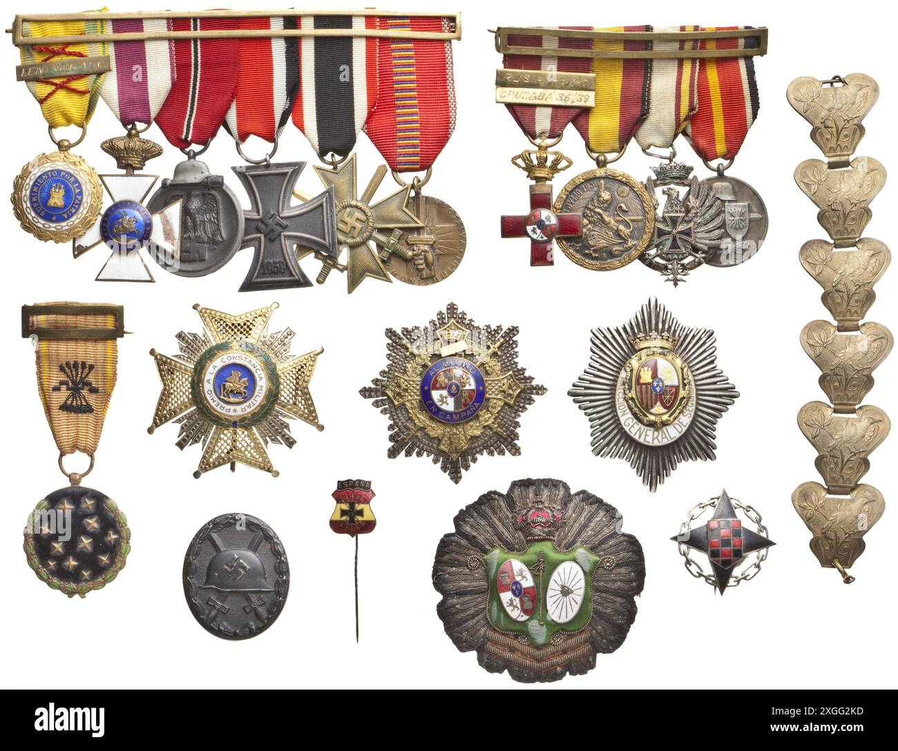 Medaillen und Dekorationen, Ritterorden, Ritterkreuz, 20. Jahrhundert, PROPERTY-RELEASE | REDTORIAL-USE-ONLY Stockfoto