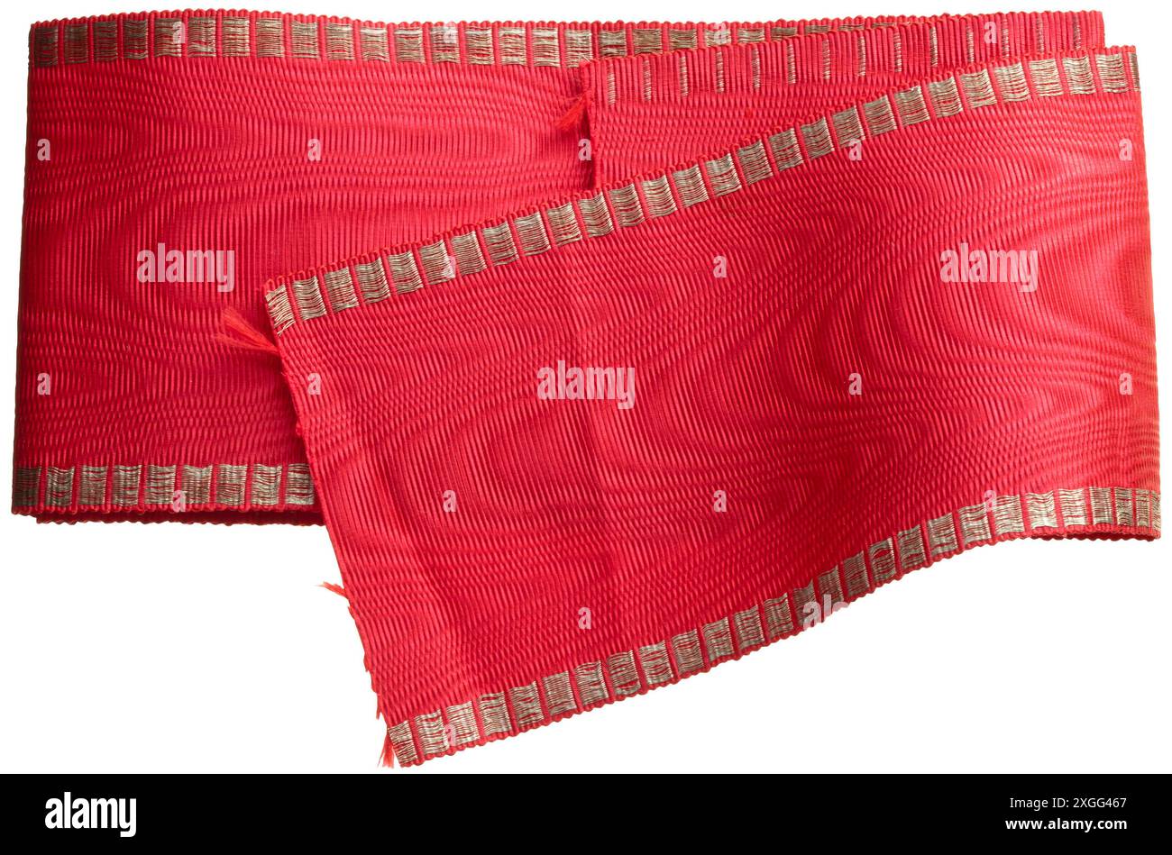 Orden der Heiligen Katharina des Großen Märtyrers - ein Ordensflügel, um 1870 der Flügel 85 cm lang, in hellem Karmesin, EIGENTUM FREIGEGEBEN Stockfoto