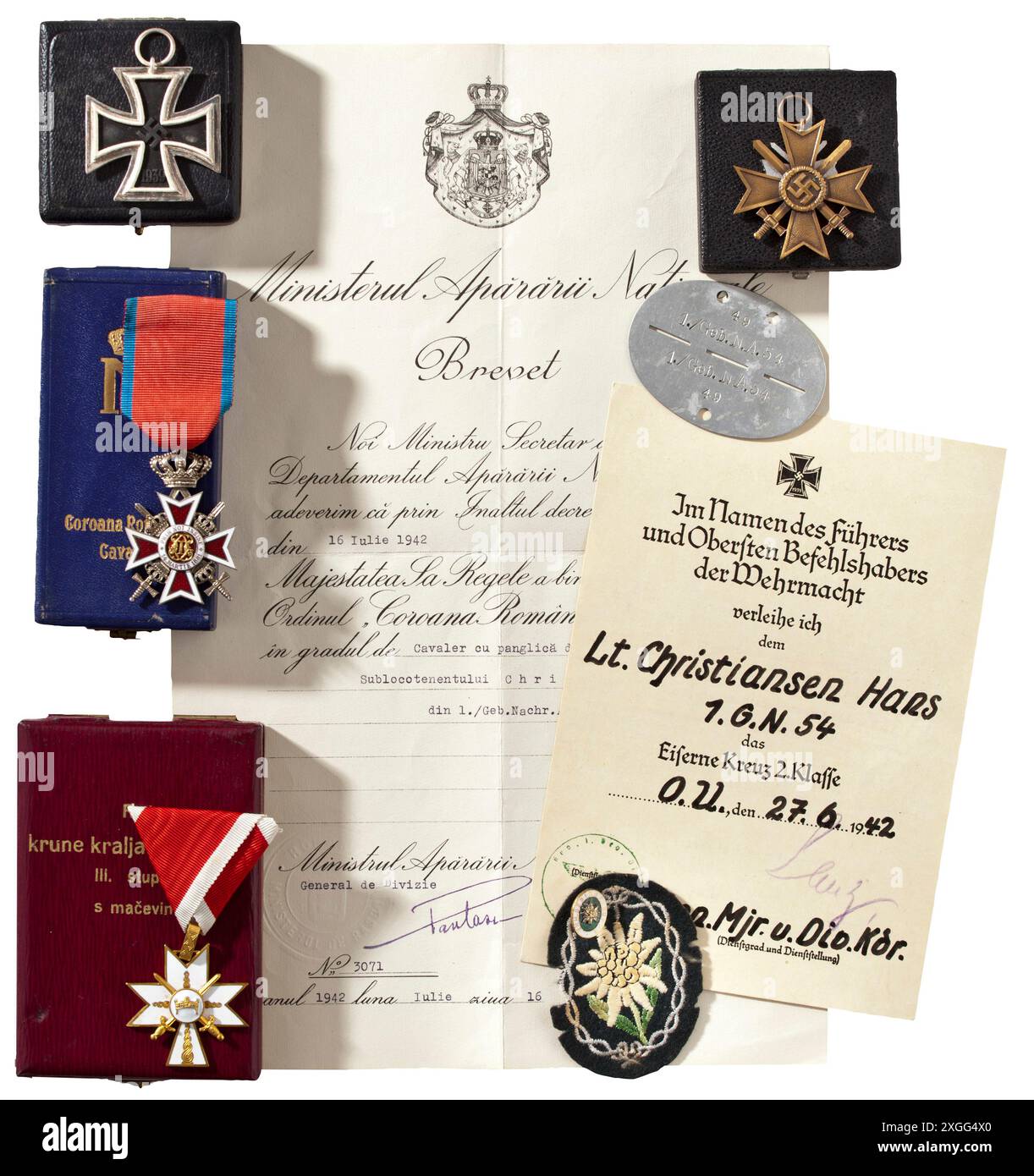 Medaillen und Dekorationen, Ritterorden, Ritterkreuz, 20. Jahrhundert, PROPERTY-RELEASE | REDTORIAL-USE-ONLY Stockfoto