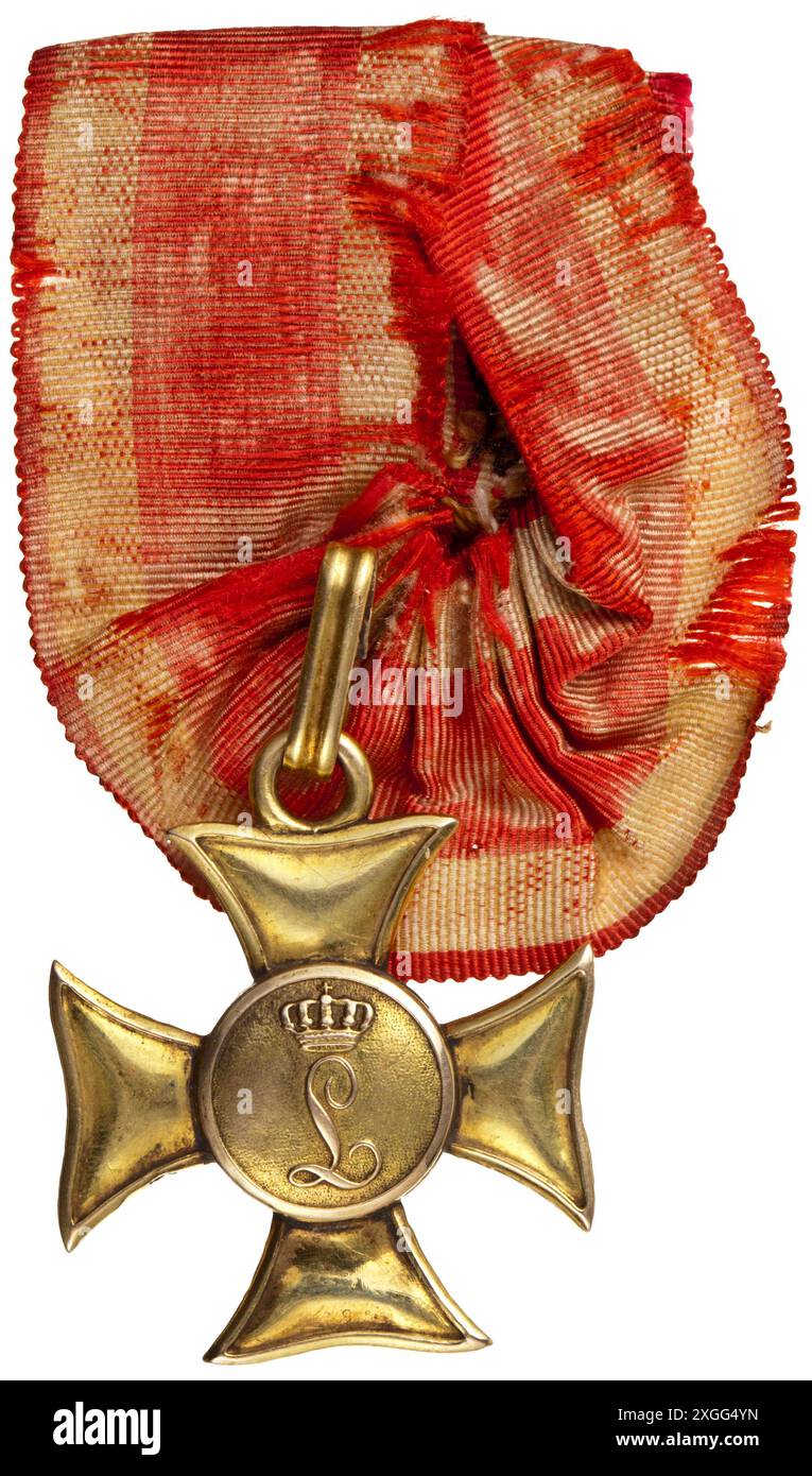 Medaillen und Dekorationen, Ritterorden, Ritterkreuz, 19. Jahrhundert, EIGENTUM FREIGEGEBEN Stockfoto