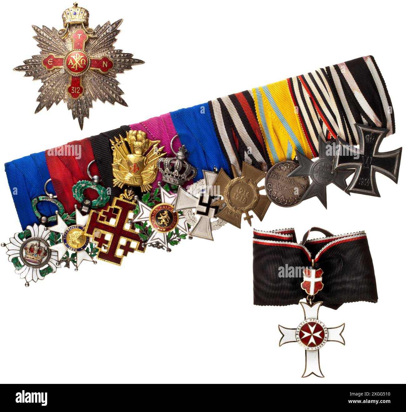 Medaillen und Dekorationen, Ritterorden, Ritterkreuz, 20. Jahrhundert, EIGENTUM FREIGEGEBEN Stockfoto