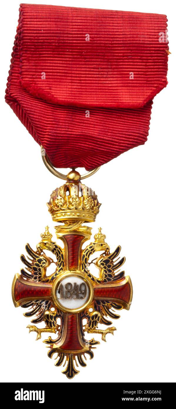 Medaillen und Dekorationen, Ritterorden, Ritterkreuz, 19. Jahrhundert, EIGENTUM FREIGEGEBEN Stockfoto