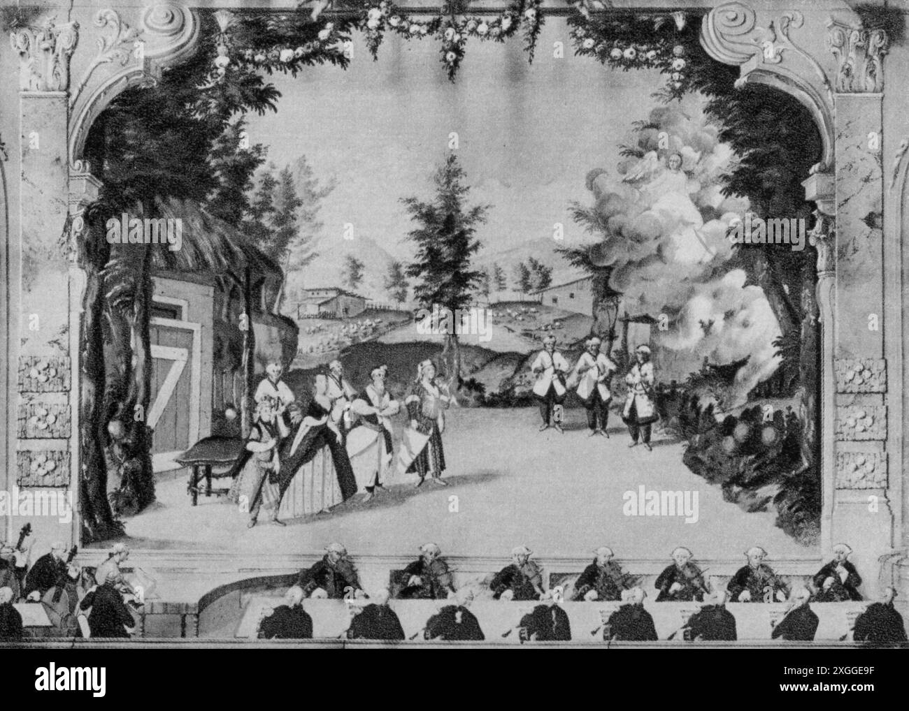 theater / Theater, Oper, 'L'incontro imrovviso' (die unerwartete Begegnung), von Joseph Haydn, ADDITIONAL-RIGHTS-CLEARANCE-INFO-NOT-AVAILABLE Stockfoto