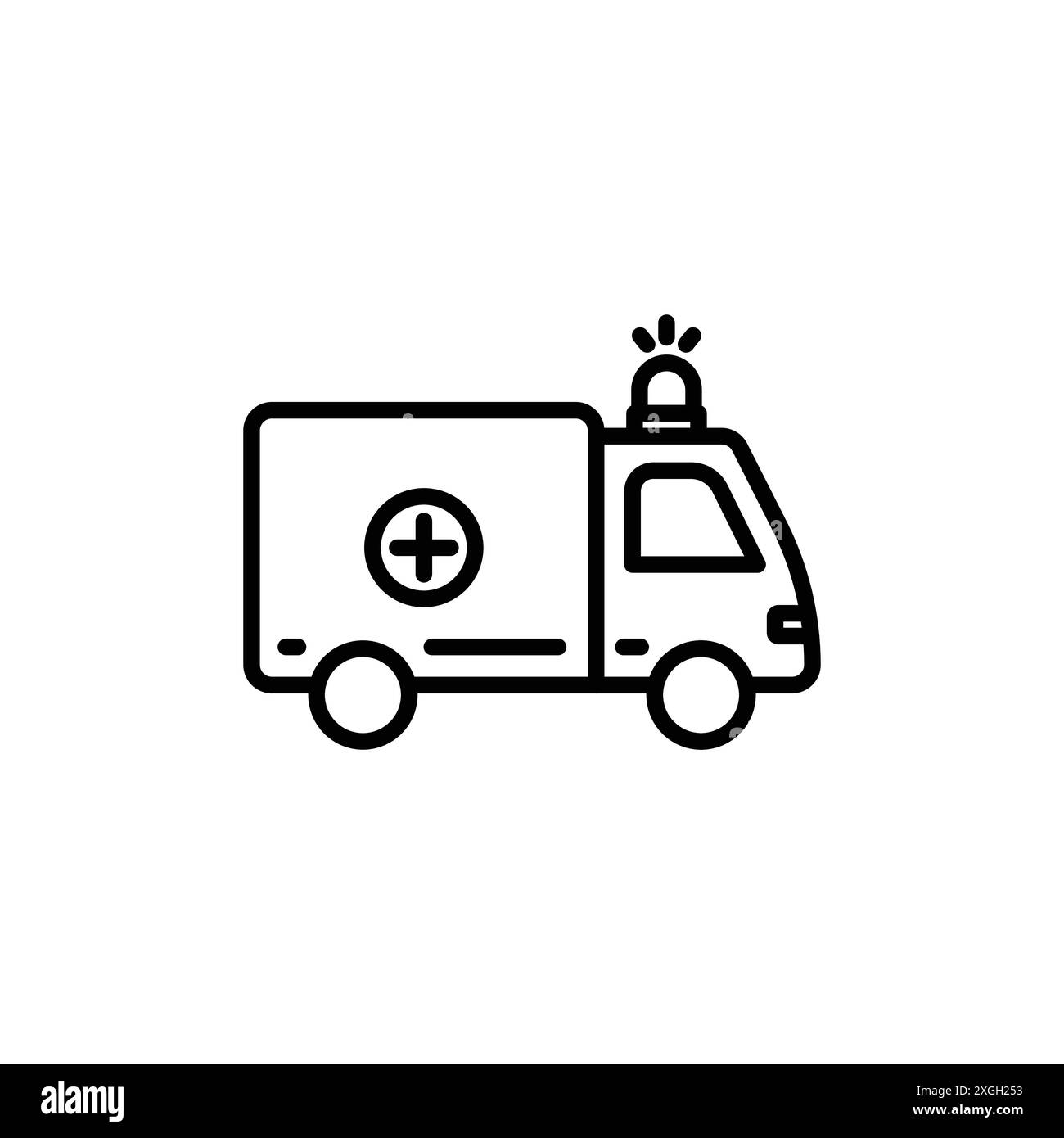 Ambulance-Symbol Vektor-Logo-Set Sammlung oder Bündelpackung Stock Vektor