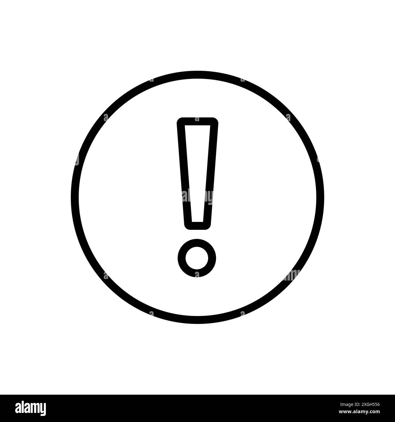 Ausrufeschnittstelle Symbol Vektor Logo Set Collection oder Bundle Pack Group Stock Vektor