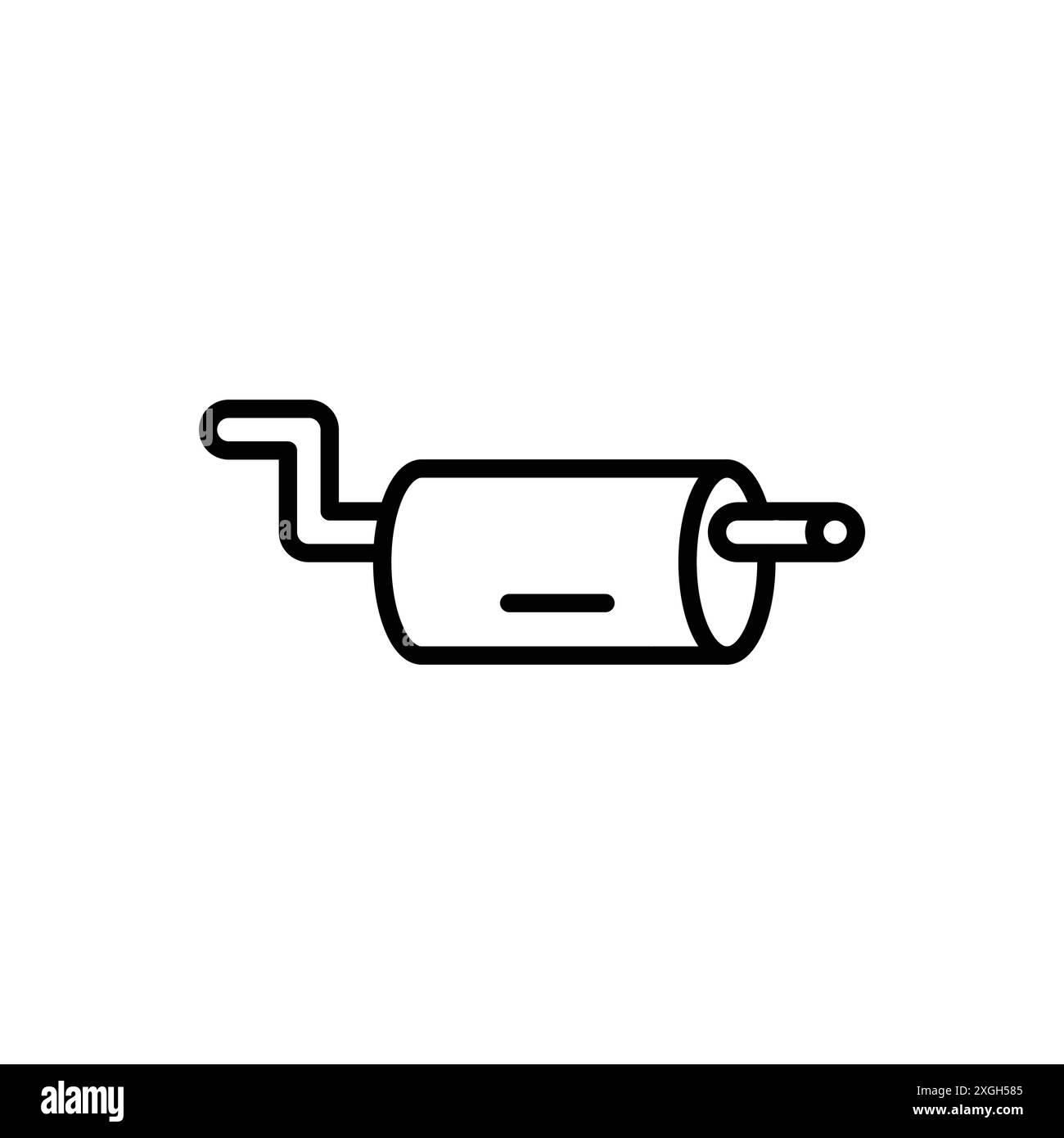 Auspuffrohr-Symbol Vektor-Logo-Set-Sammlung oder Bündelpackung Stock Vektor